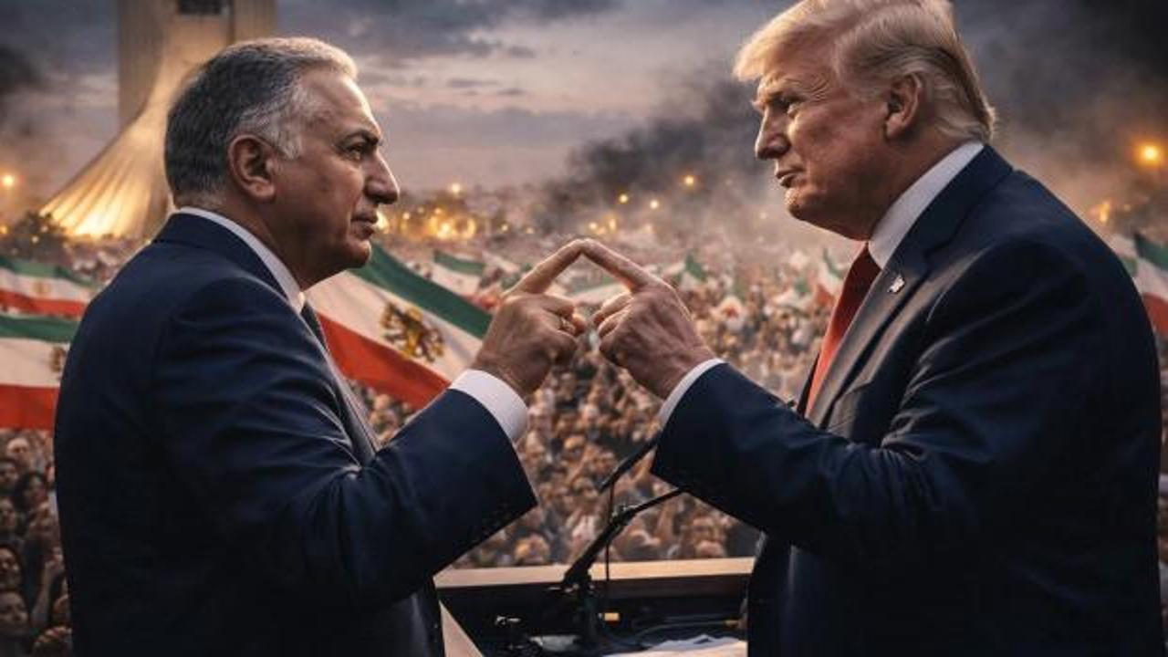 Trump Pehlevi'ye kötü haberi canlı yayında verdi: İran'ın başına geçmek istiyordu!