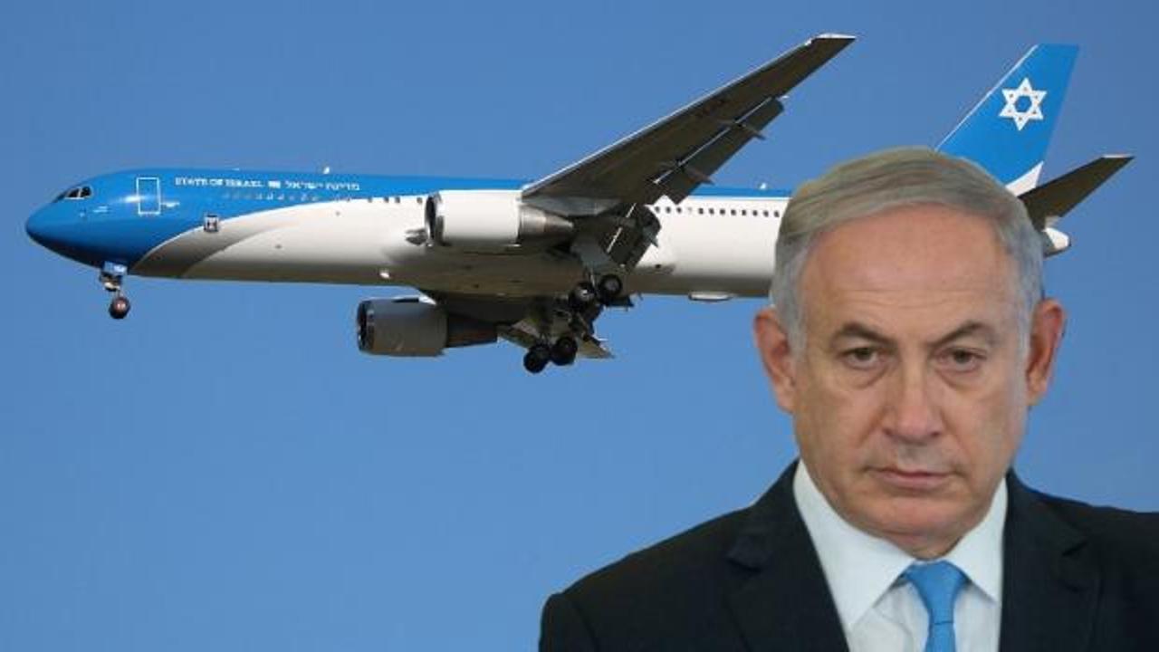 İran korkusu! Netanyahu'nun uçağı hangi ülkeye kaçırıldı?