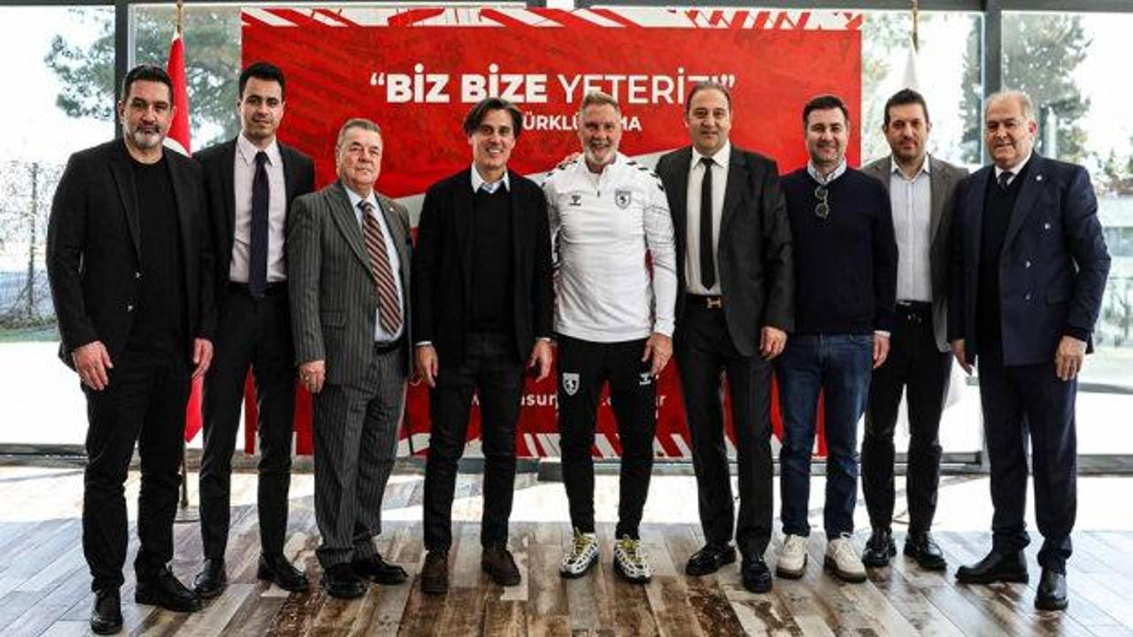 Montella'dan tarihi maç öncesi Samsun'a tam destek!