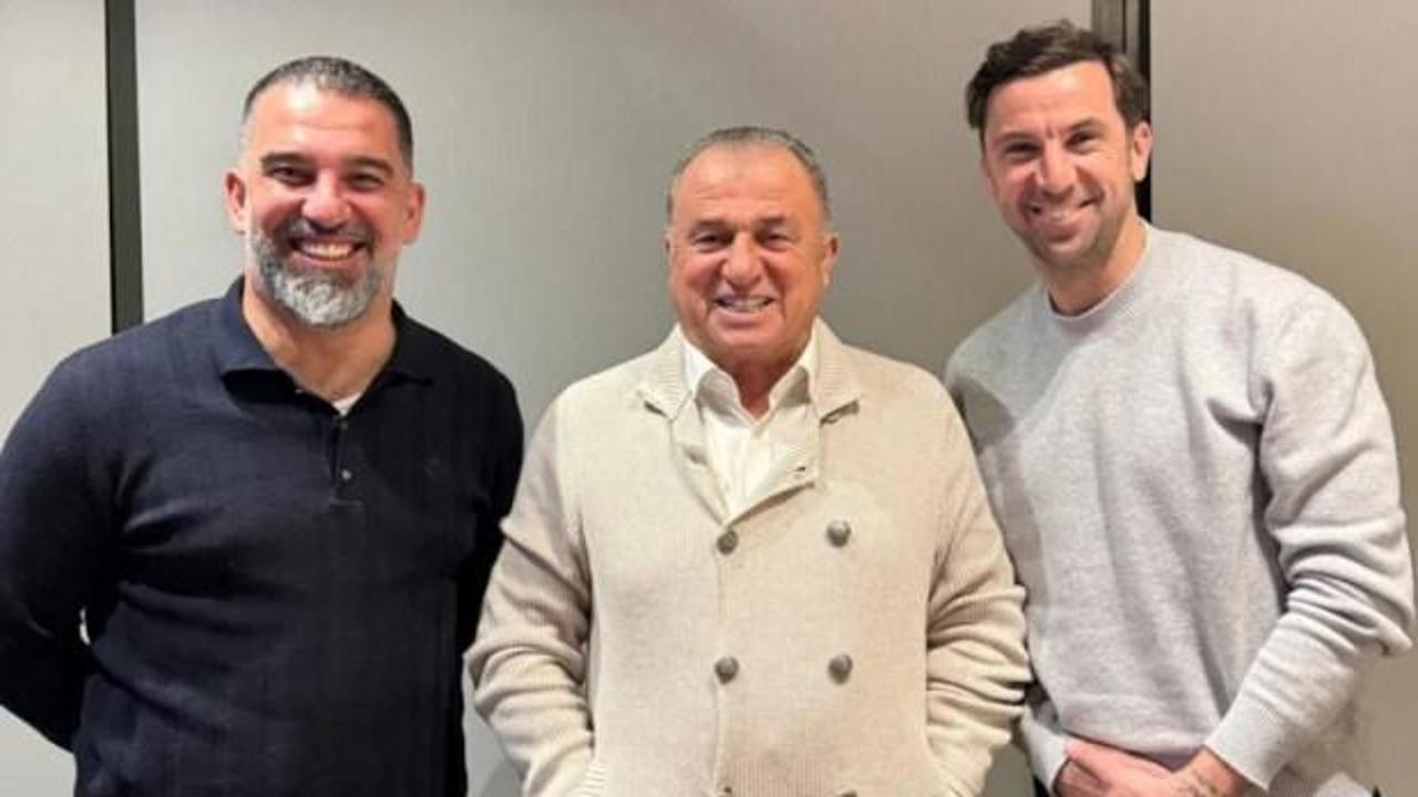Arda Turan ve Fatih Terim, İstanbul'da buluştu