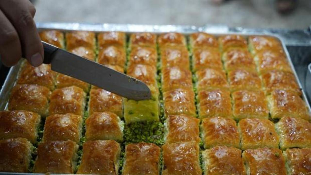 Bayram öncesi baklava mesaisi!