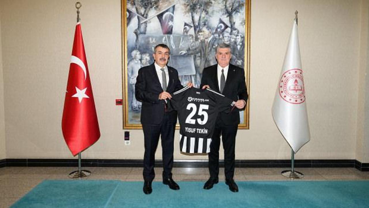 Beşiktaş'tan Ankara ziyareti! Serdal Adalı Bakan Tekin ve Bakan Şimşek'le görüştü