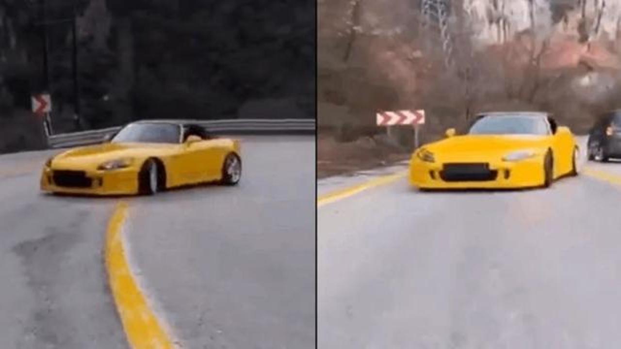 Bursa'da aracıyla drift atan s&uuml;r&uuml;c&uuml;ye 140 bin lira ceza