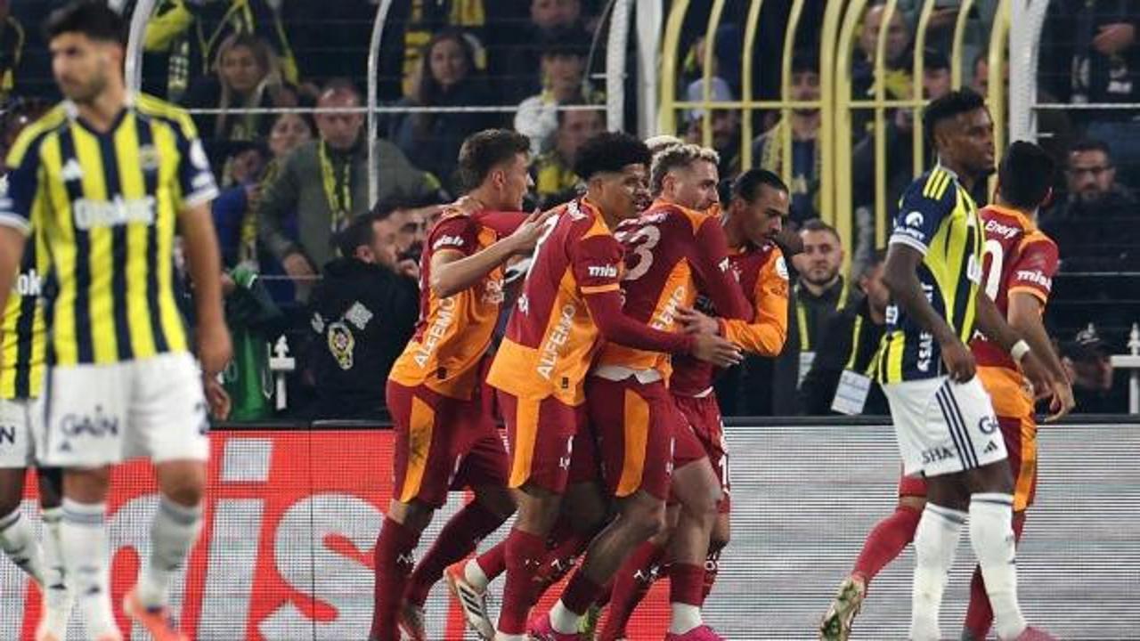 Galatasaray Fenerbahçe'yi yakaladı!