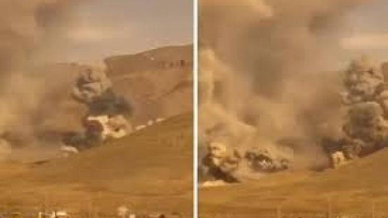 İsrail duyurdu:  'Devrim Muhafızları'na ait yer altı kompleksini vuruldu!'