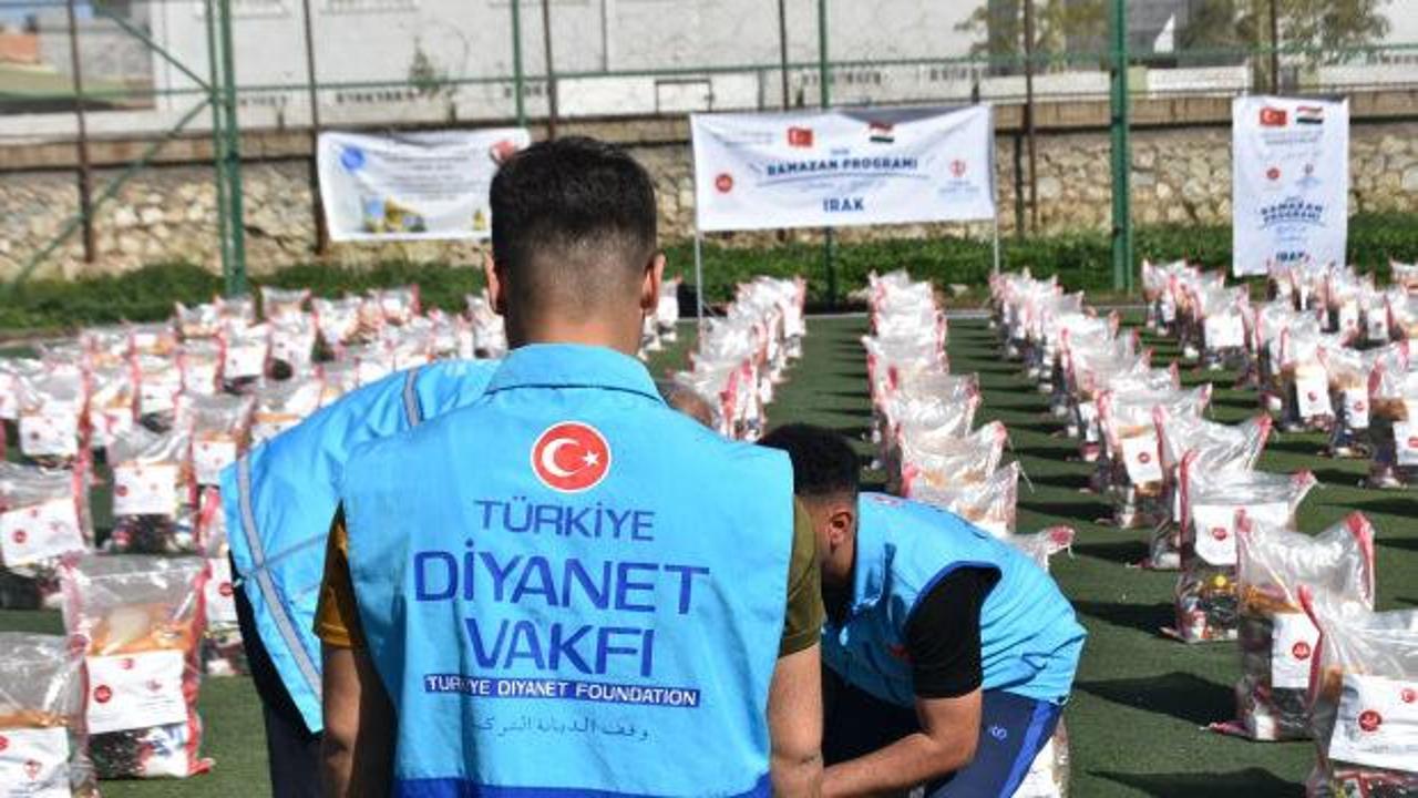Kerk&uuml;k'te bin aileye uzanan yardım eli: TDV sahaya indi