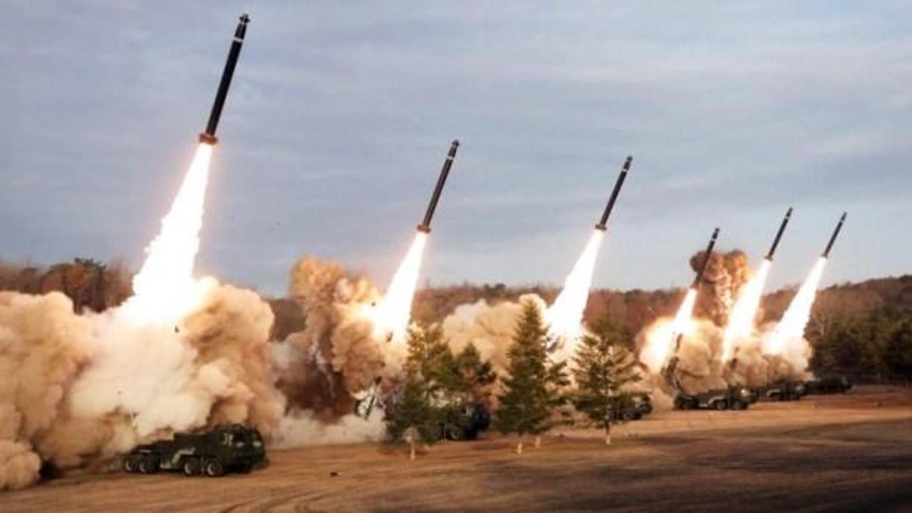 Kuzey Kore 10 balistik füze fırlattı