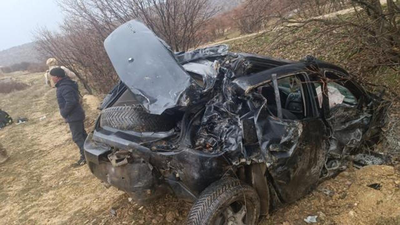 Mardin'de feci kaza: 2'si &ccedil;ocuk 5 kişi yaralandı!