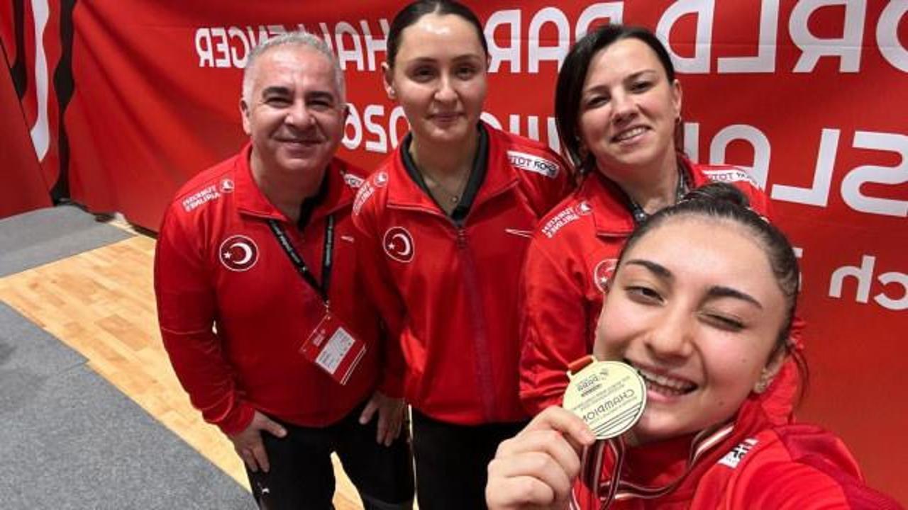 Milli sporcudan Polonya'da altın madalya