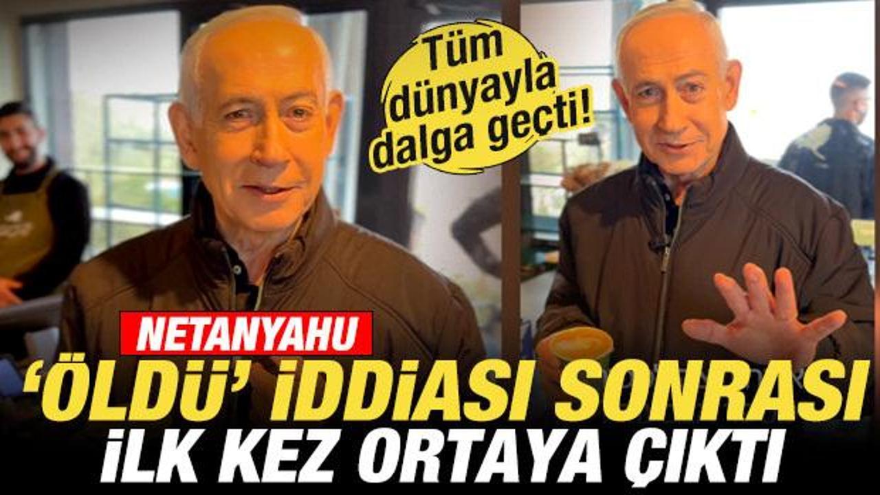 Netanyahu 'öldü' iddiası sonrası ilk kez ortaya çıktı! Tüm dünyayla dalga geçti