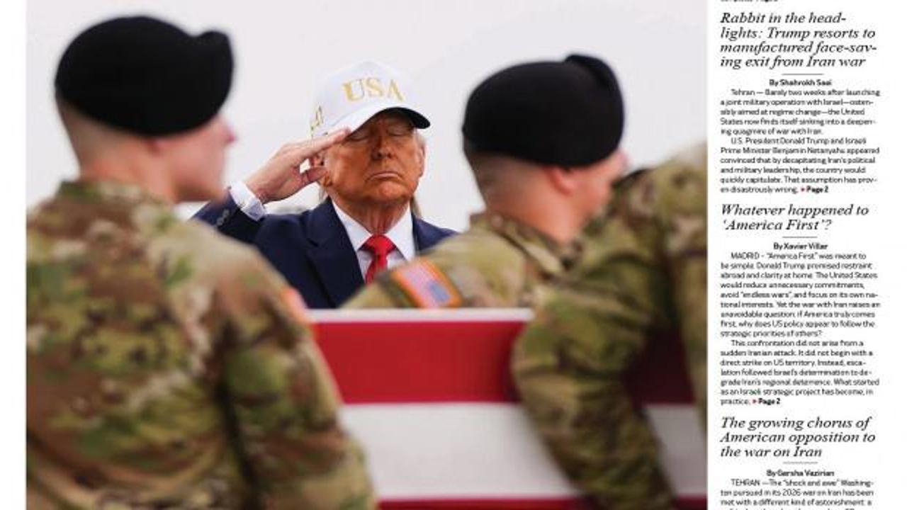 Trump’ı tiye alan Tehran Times’ın son manşeti: 'Büyük oynadı, büyük kaybetti!'