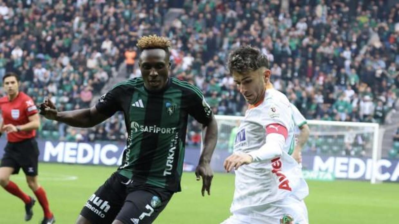 Alanyaspor-Kocaelispor! İlk 11'ler belli oldu