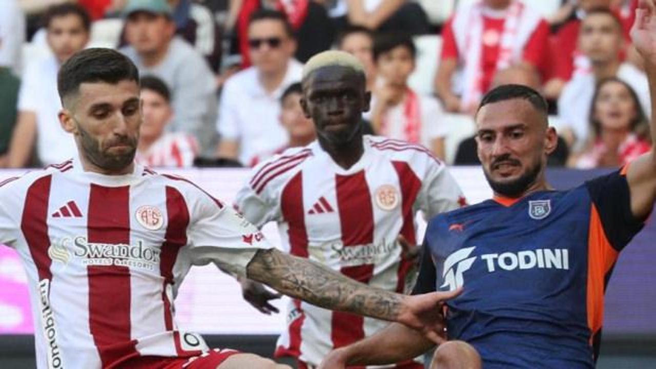 Başakşehir-Antalyaspor! İlk 11'ler belli oldu