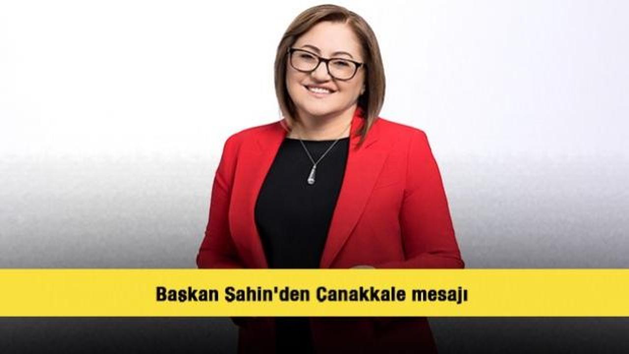 Başkan Şahin'den 18 Mart Şehitleri Anma G&uuml;n&uuml; ve &Ccedil;anakkale Deniz Zaferi mesajı 