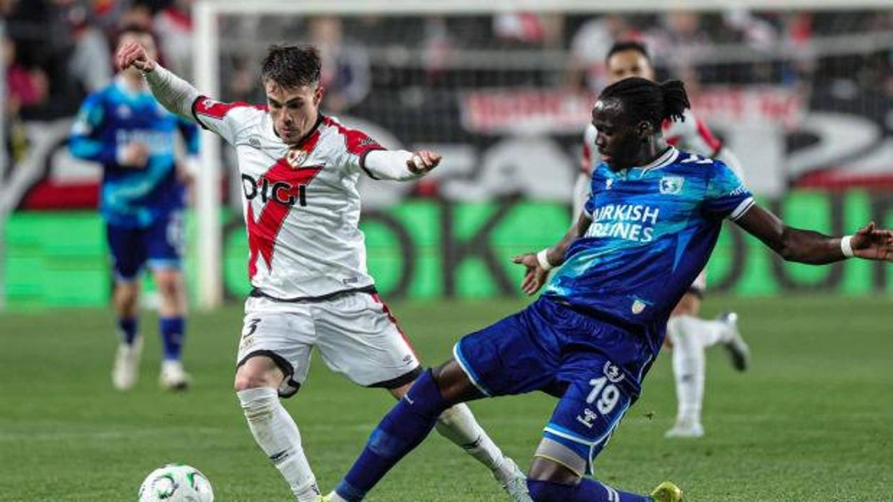 Çeyrek final hayali kıl payı kaçtı! Samsunspor, Rayo taraftarlarının tüylerini ürpertti