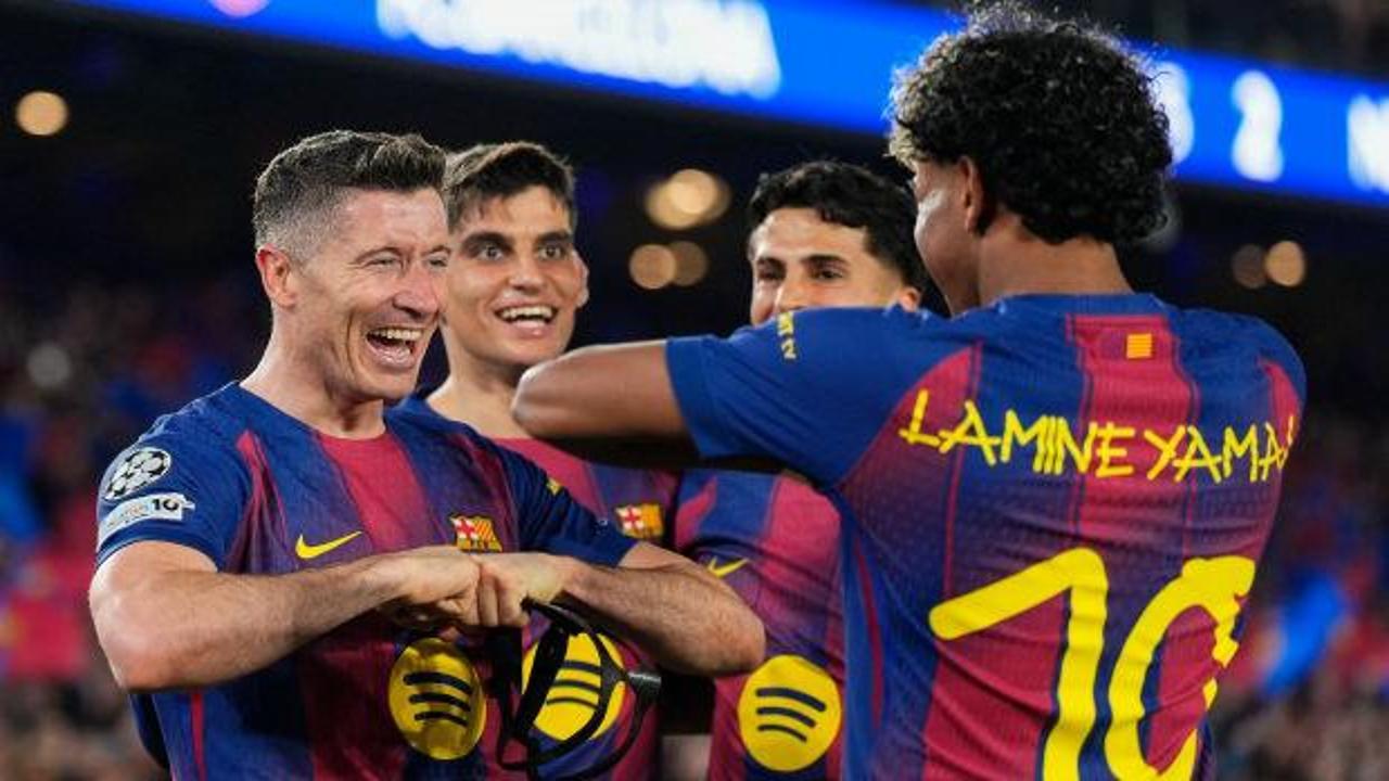 Devler Ligi'nde 9 gollü düello! Barcelona rakibini ezdi geçti