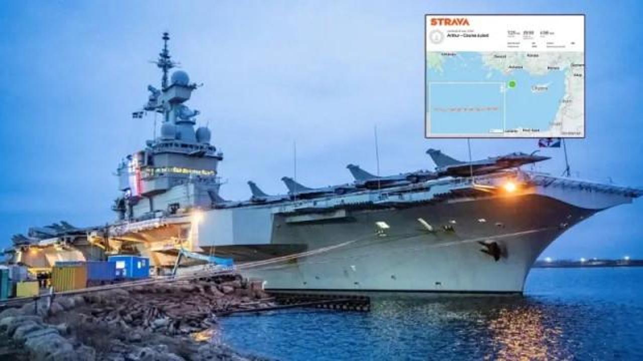 Fransız uçak gemisini radarlar değil, akıllı saat yakaladı... Türkiye’ye 100 km kala ifşa