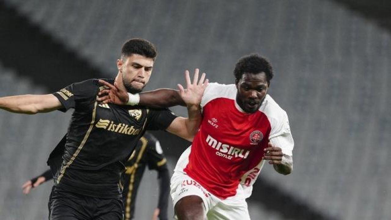 Kayserispor-Fatih Karagümrük! CANLI| Kritik mücadelede ilk yarı