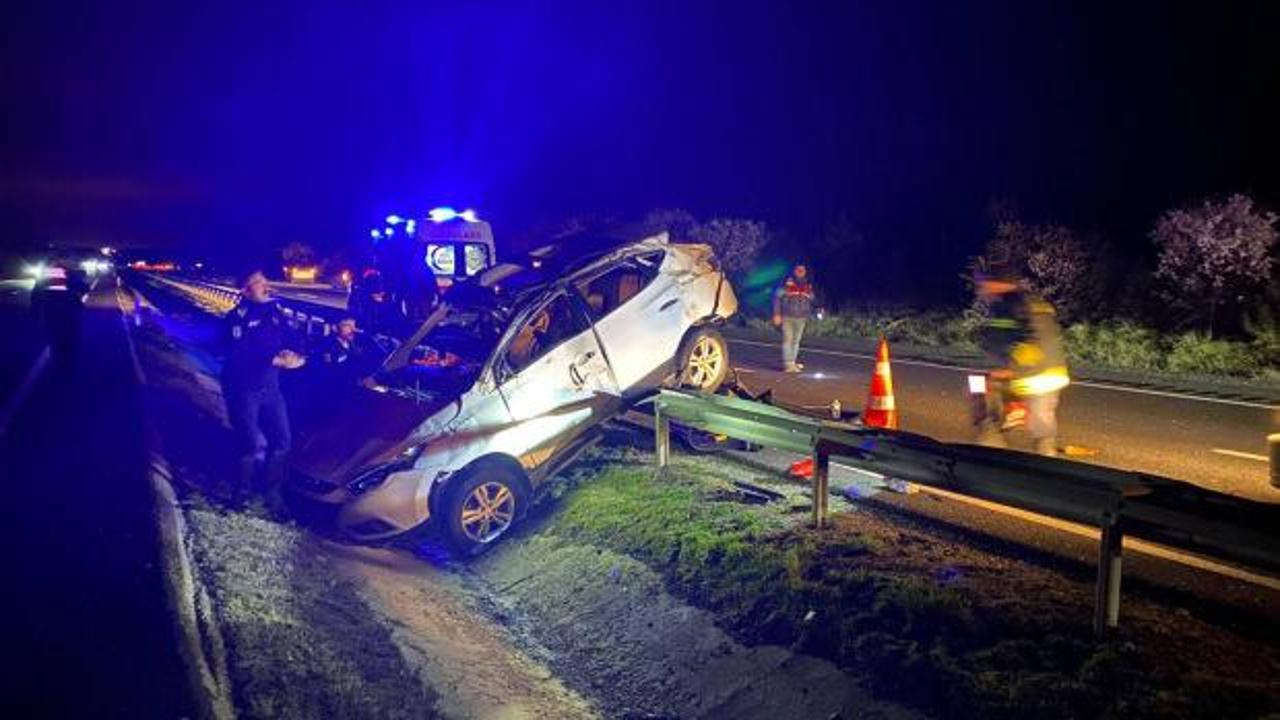 Eskişehir'de korkunç kaza! Kontrolden çıkan araç, bir aileyi parçaladı: 2 ölü, 3 yaralı