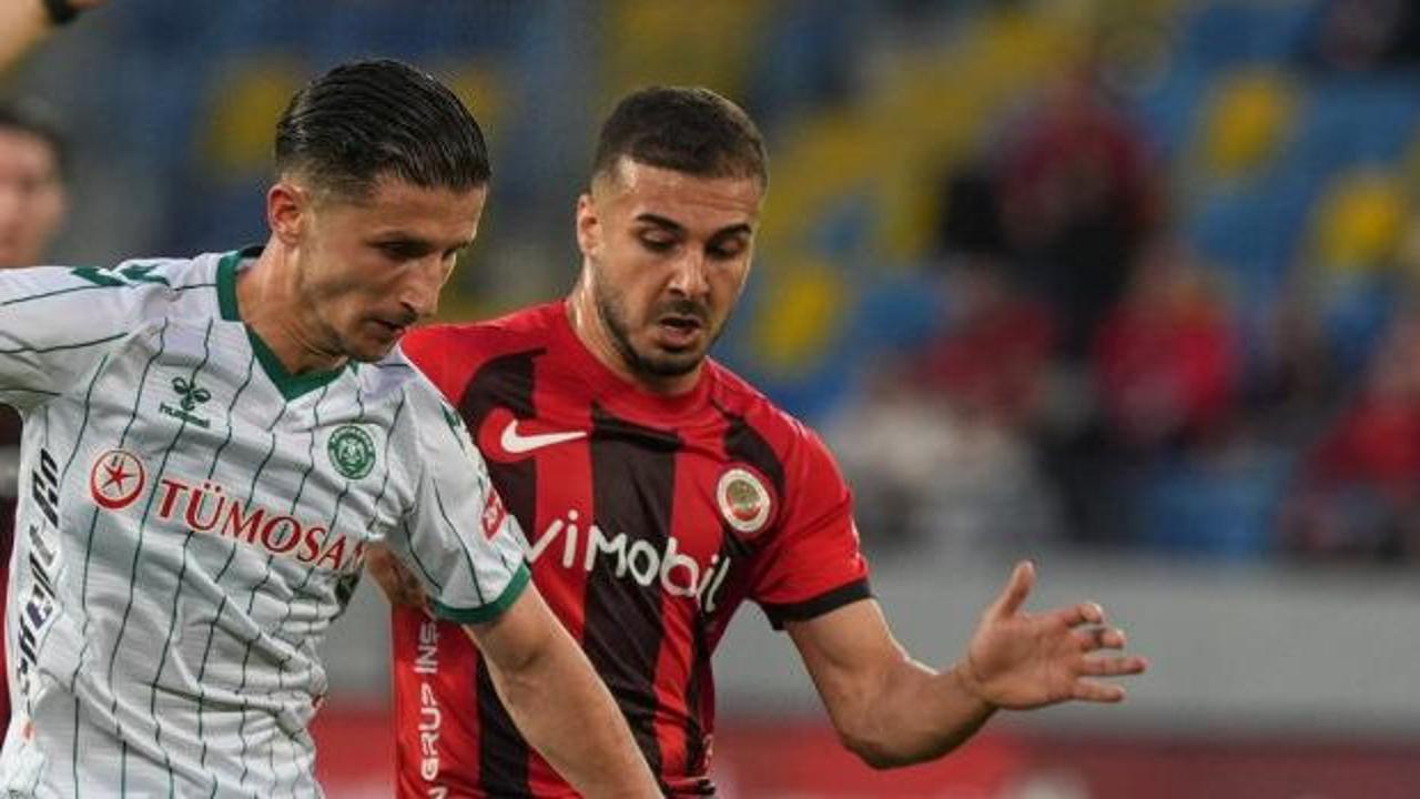 Konyaspor-Gençlerbirliğ! İlk 11’ler belli oldu