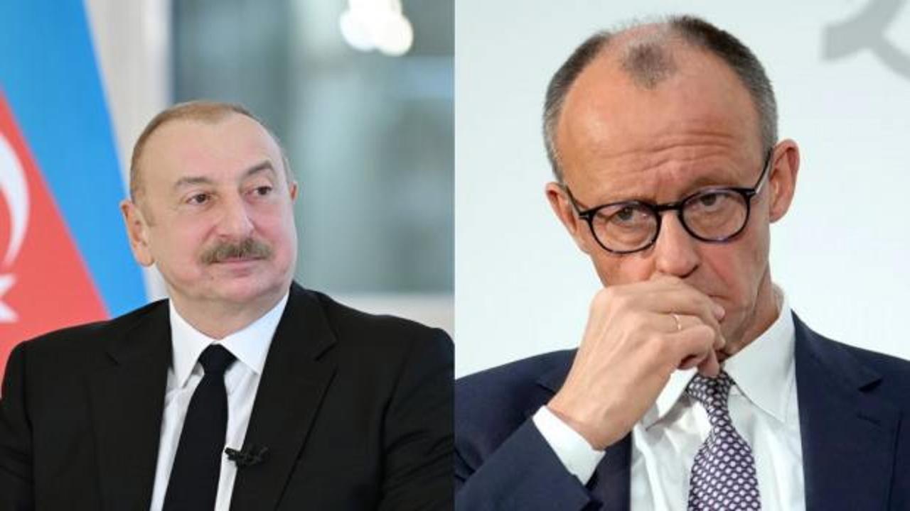 Merz ile Aliyev, Orta Doğu’daki çatışma ve bölgesel etkilerini görüştü