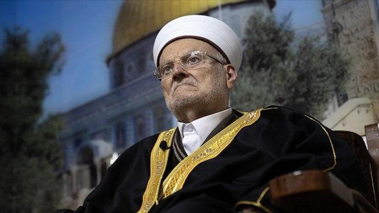 Mescid-i Aksa İmamı, Cumhurbaşkanı Erdoğan'ın İsrail'e karşı sergilediği duruşu övdü