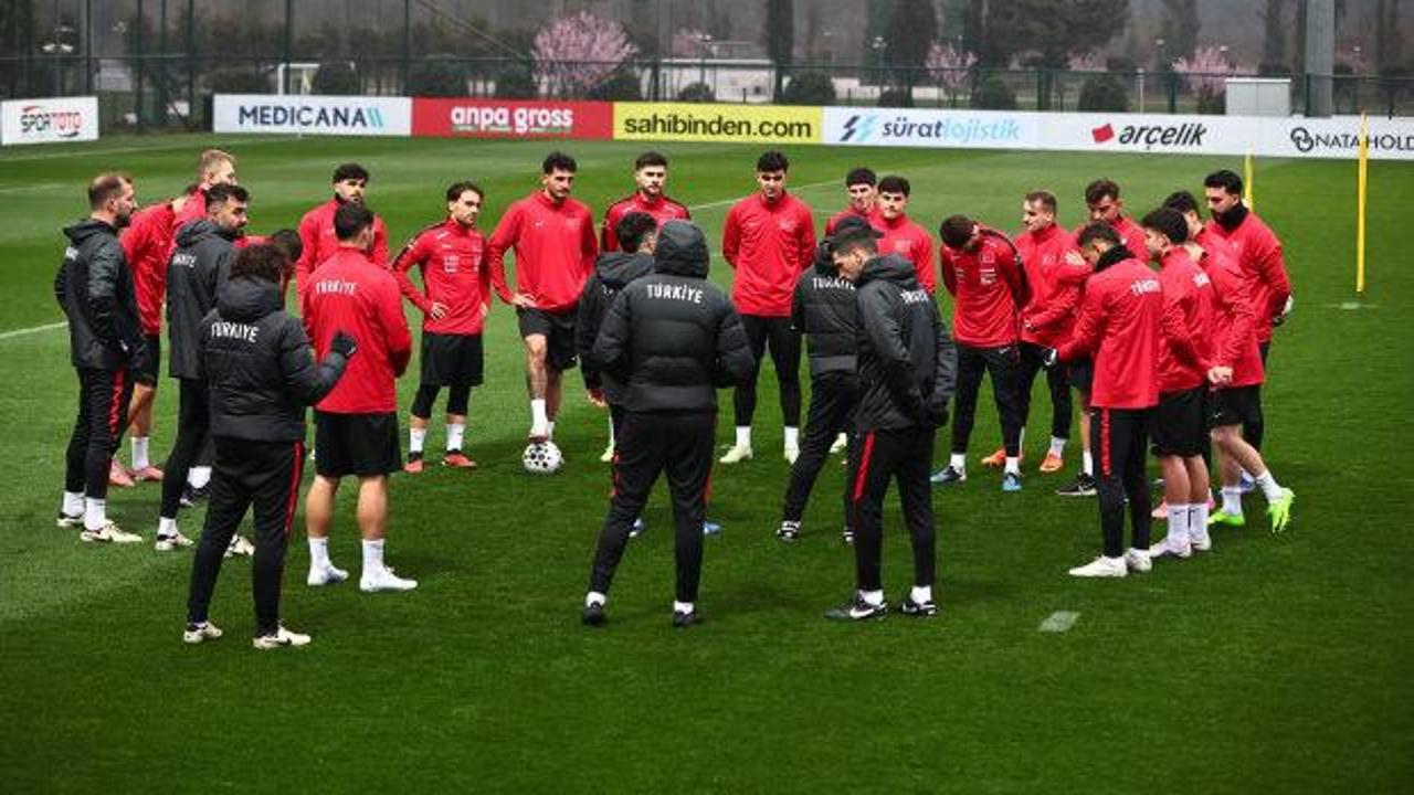 Milli Takım, Romanya maçı hazırlıklarını sürdürdü