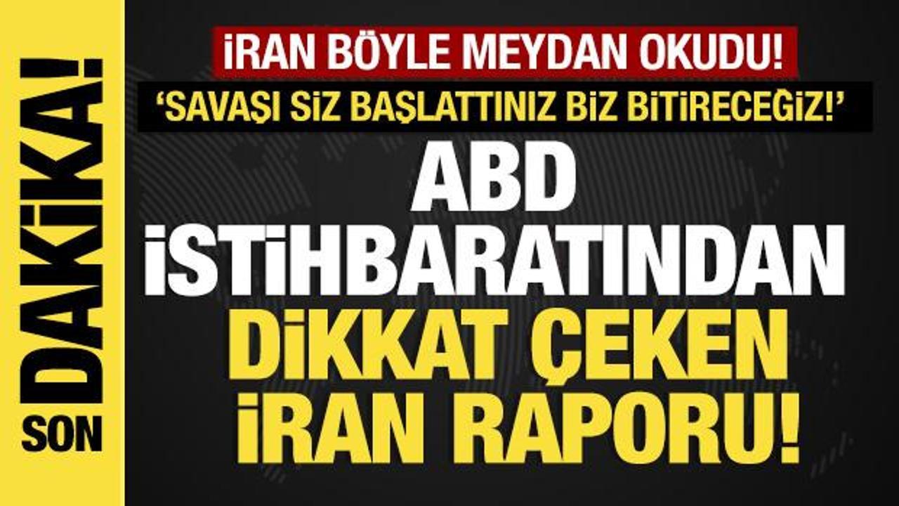 Son dakika...ABD istihbaratından dikkat çeken İran raporu: Saldırılar rejimi güçlendirdi