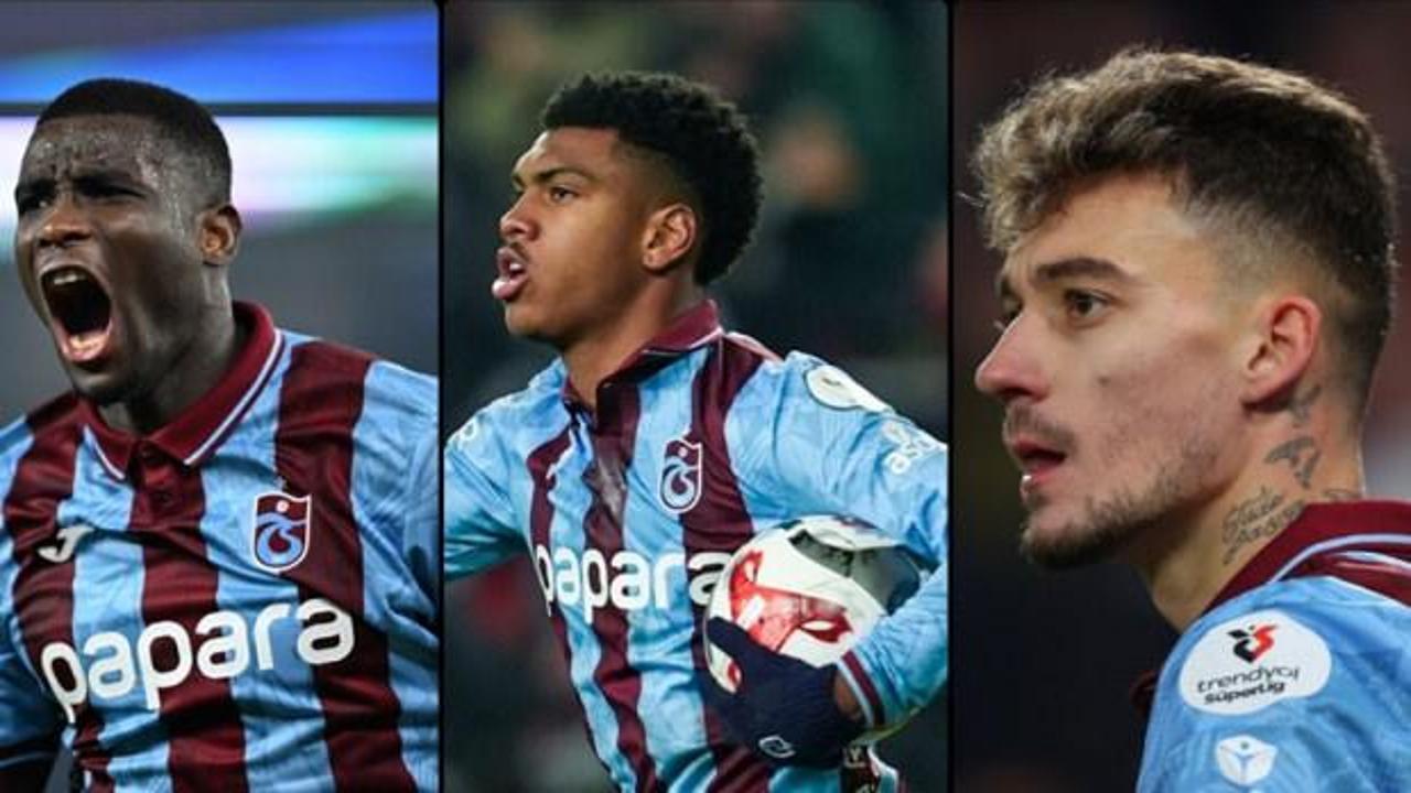 Trabzonspor'un ileri 3'lüsü göz dolduruyor!