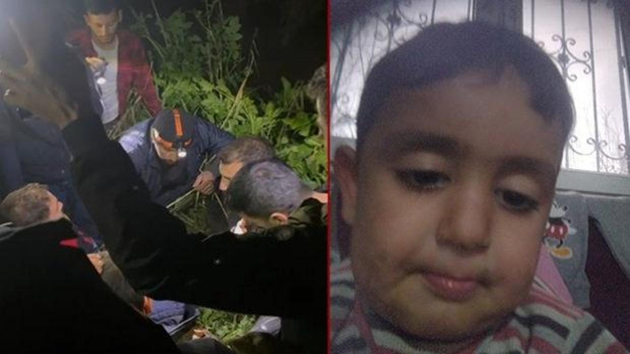 Hatay'da acı olay: 4 yaşındaki Abdullah 2 metre derinlikte bulundu