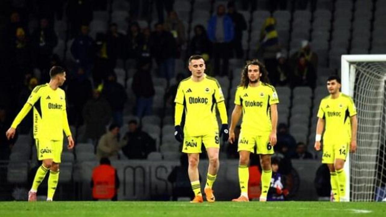 Fenerbahçe'den kötü istatistik!