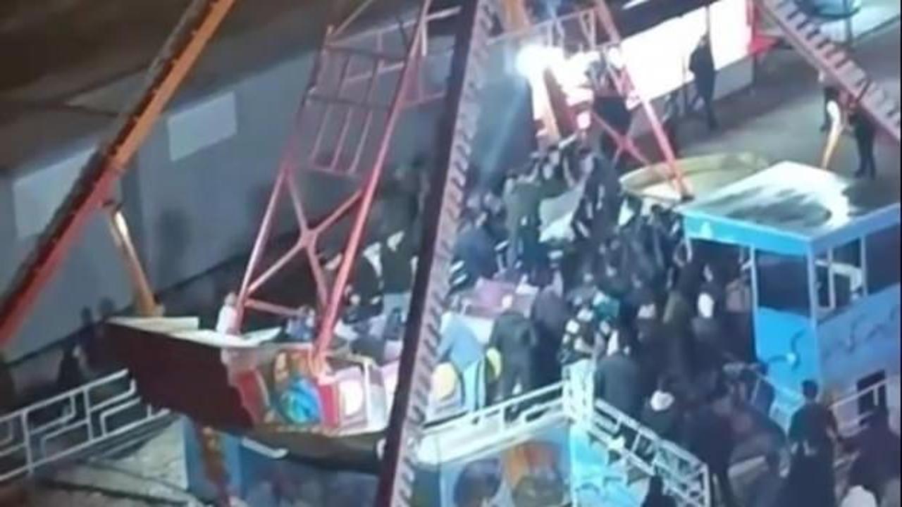 Gondol ringe döndü: Tekme ve yumruklu kavga kamerada