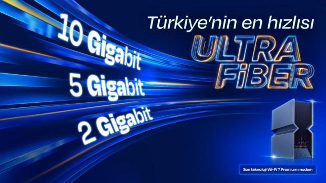 Turkcell Superonline’dan bir ilk! 10 Gigabit’e varan hızlarla  evlere UltraFiber!
