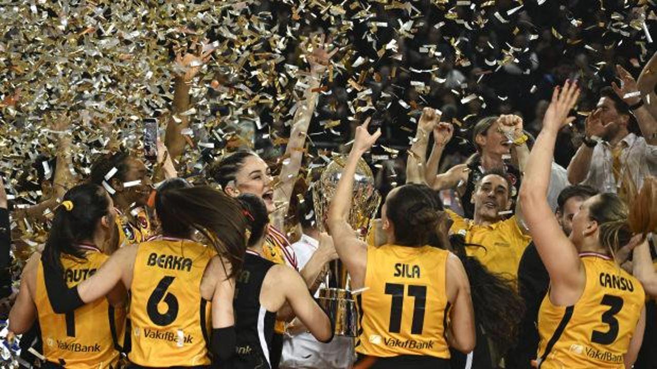 Kupe Voley'de şampiyon VakıfBank!