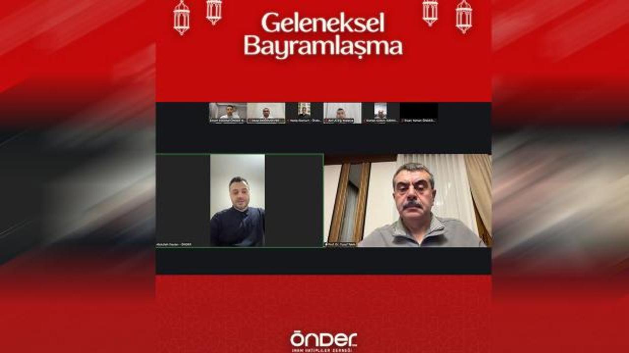 &Ouml;NDER bayramlaşma programı Bakan Tekin&rsquo;in katılımıyla yapıldı 