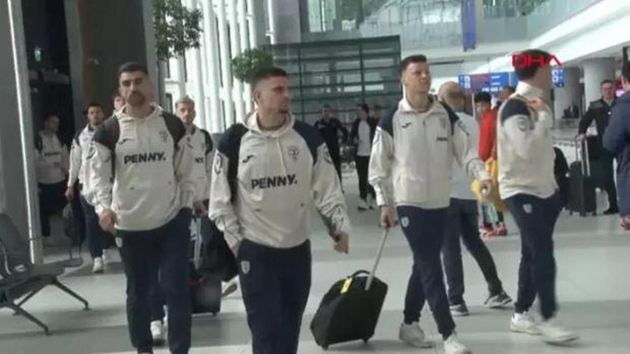 Romanya Milli Takımı İstanbul'a geldi