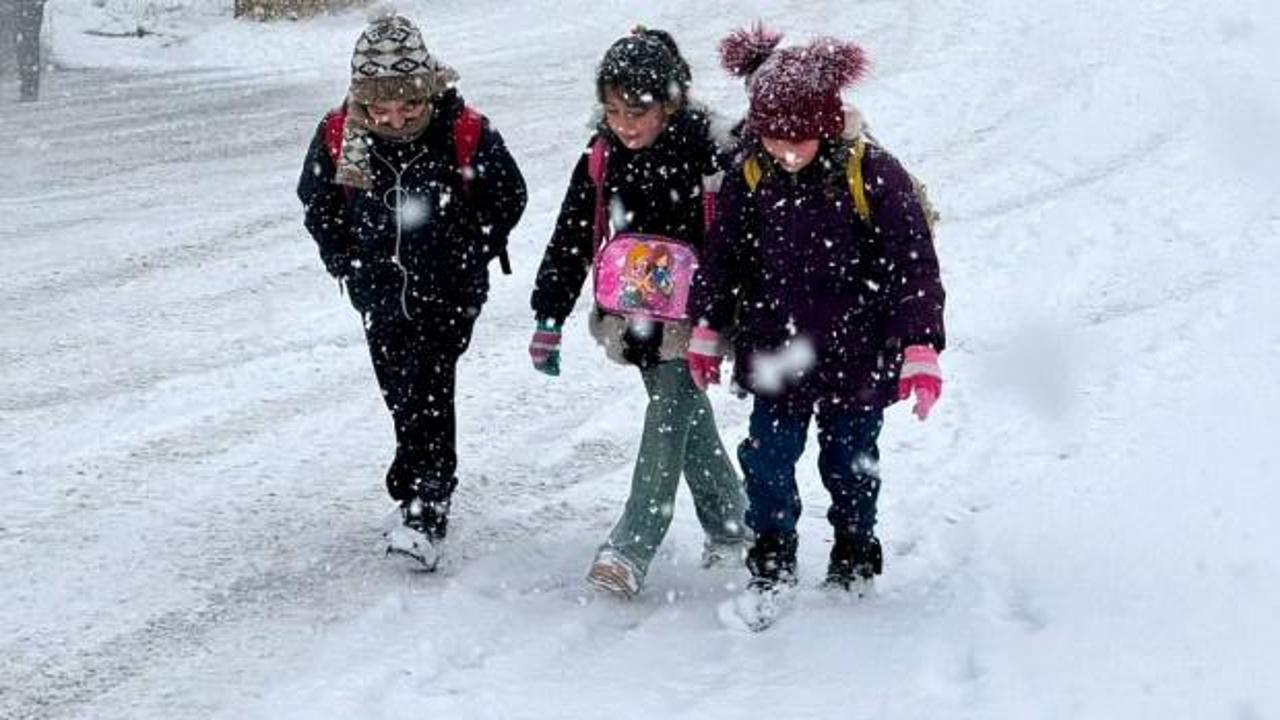 Son dakika: Bir ilimizde okullar tatil edildi