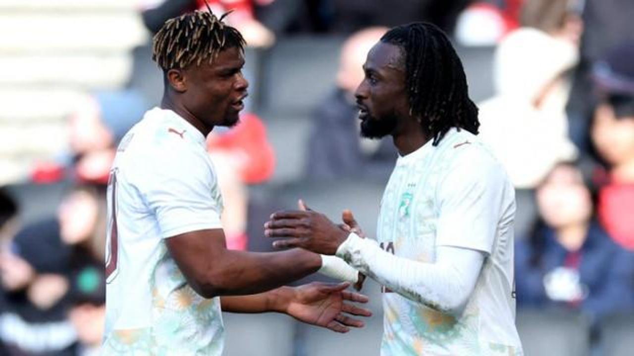 Oh direğe takıldı! Agbadou, Singo ve Oulai'li Fildişi farka koştu