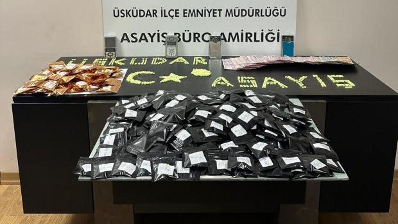 &Uuml;sk&uuml;dar'da uyuşturucu operasyonu: 2 g&ouml;zaltı