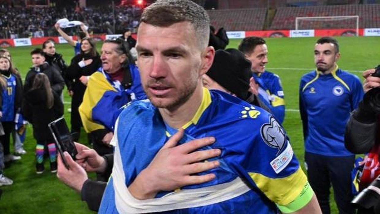Bosna Hersek'in 'halk kahramanı' Dzeko! 40'ında destan yazdı: Herkes onu konuşuyor