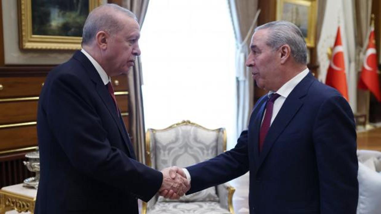 Cumhurbaşkanı Erdoğan, Filistin Devlet Başkan Yardımcısı Hüseyin eş-Şeyh'i kabul etti