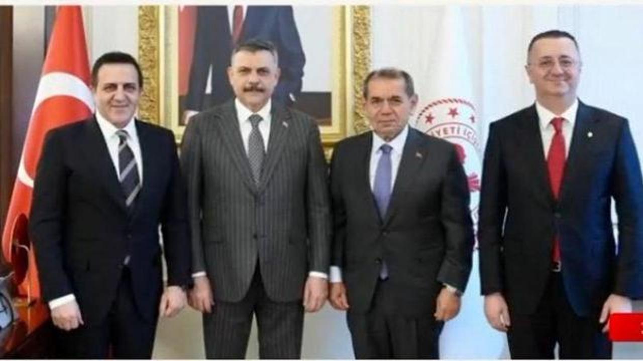 Dursun Özbek'ten İçişleri Bakanı Mustafa Çiftçi'ye ziyaret