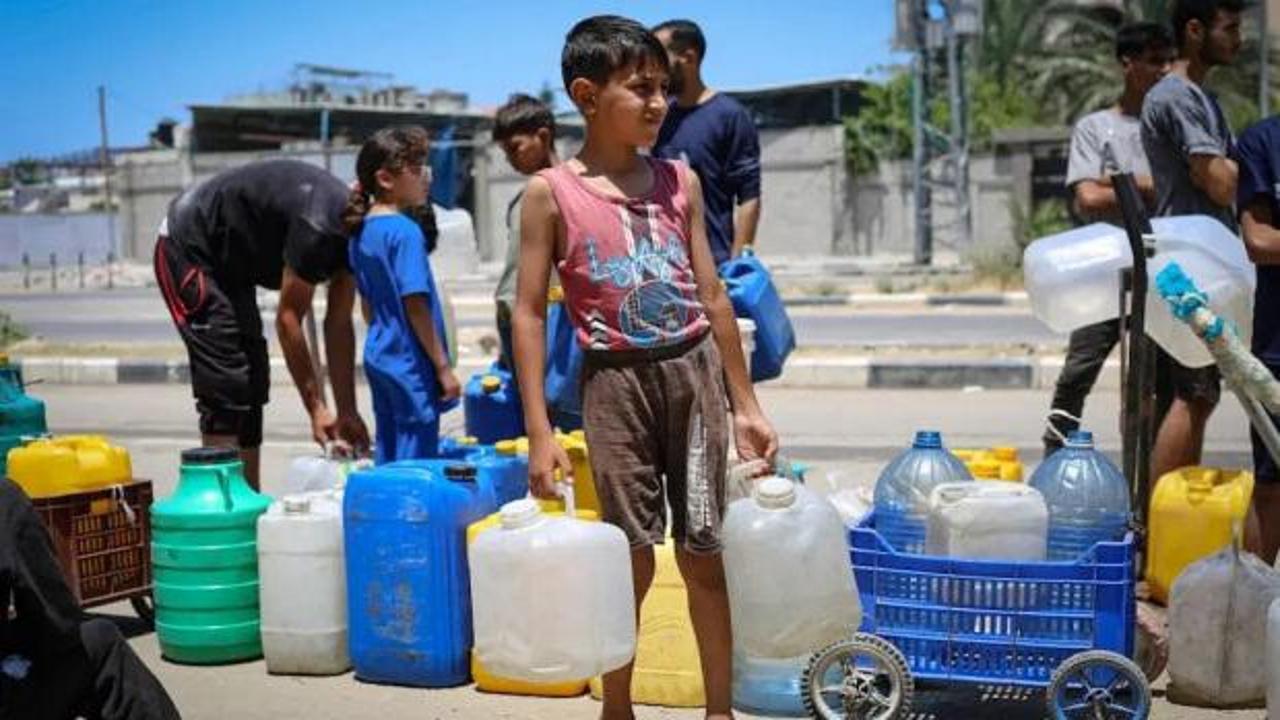 Gazze'de 500 bin kişi içme suyundan mahrum