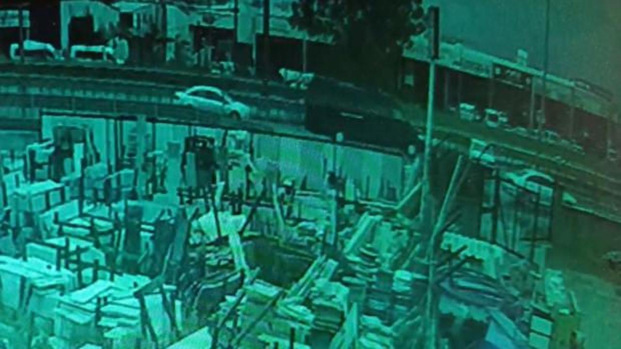 Güvenlik kamerası kaydetti: Ters yöne giren otomob…