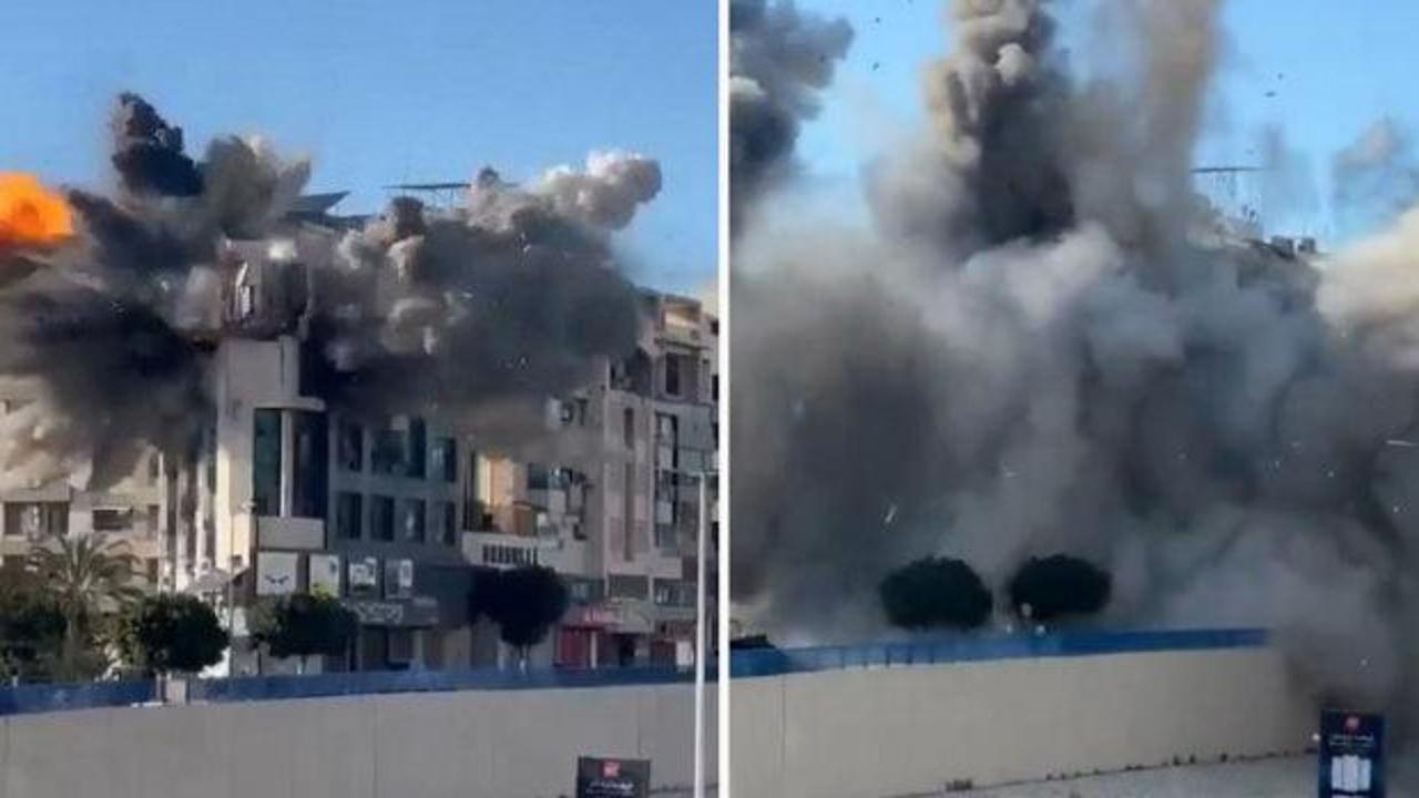 İsrail Lübnan'ın başkentini vurdu: Havalimanı bombalandı!