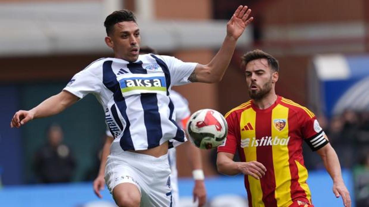 Kaleci Gianniotis, Kayserispor'u ateşe attı! 6 puanlık maçta kazanan Kasımpaşa