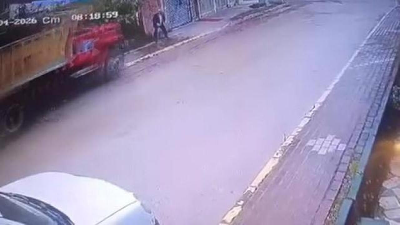 Kocaeli'de korkunç olay! Freni patlayan kamyon yaşlı adamı ezdi geçti