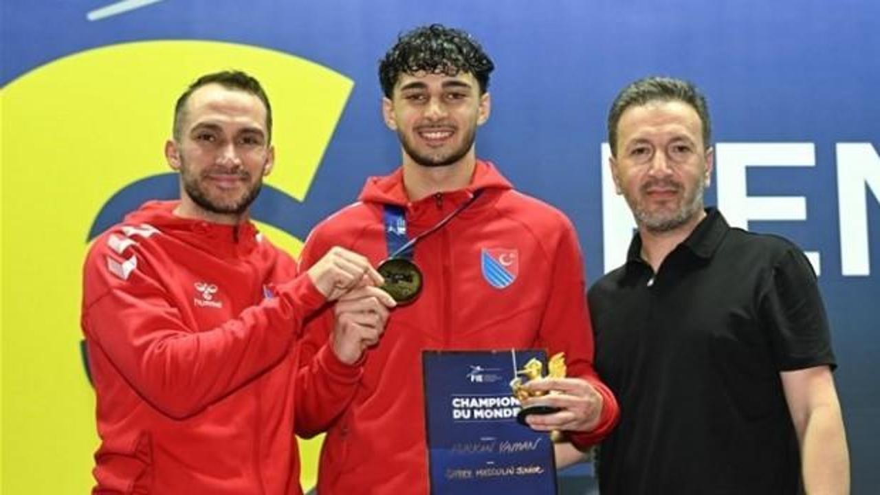 103 yıl sonra Rio'da tarih yazıldı: Milli eskrimci Furkan Yaman dünya şampiyonu
