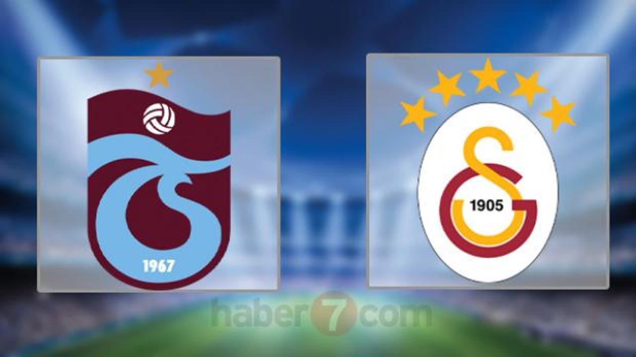 Trabzonspor - Galatasaray ma&ccedil;ı CANLI ve şifresiz veren kanallar! TS-GS muhtemel 11