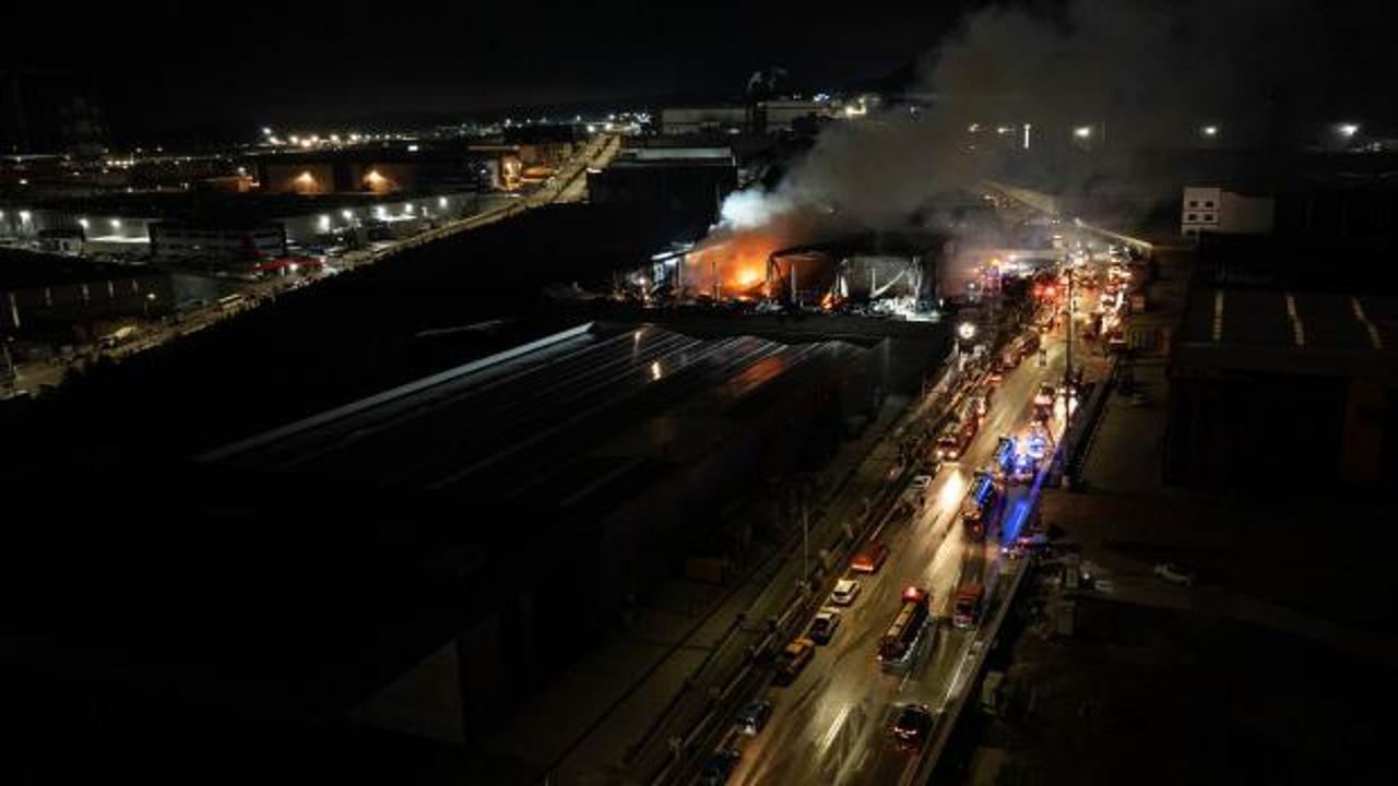 Ankara'da fabrikada yangın